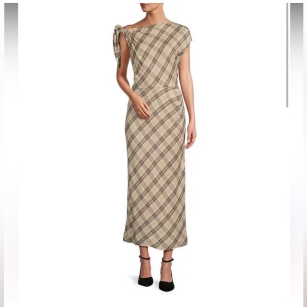 Antonio Melani plaid maxi dress. Size US 4